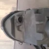 A close up of the front part of a car