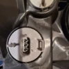 A close up of the ignition switch on a car