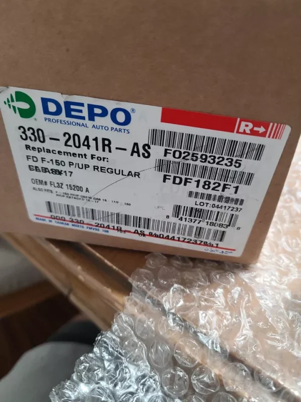 A box of the depo replacement part for the depo regular.