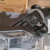A close up of the front bumper on a car