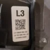 A label with the number l 3 on it.